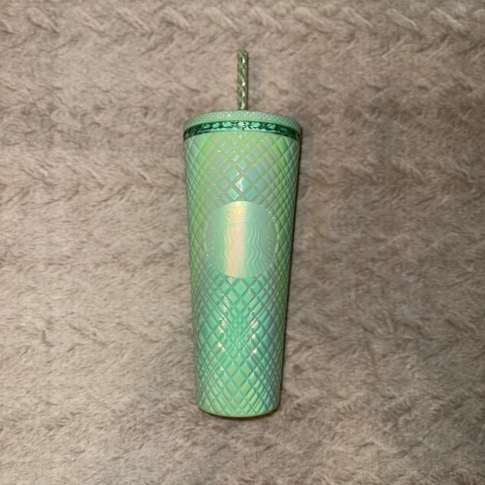 Starbucks Green Tumbler with Straw